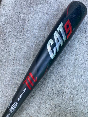 Used Kid Pitch (9YO-13YO) Marucci CAT9 Bat USSSA Certified (-10) Alloy 18 oz 28"