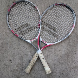 Used Girl's Babolat B'Fly Tennis Racquet (23" - 2 Pack)