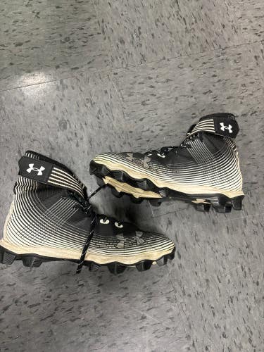 Black Used Size 8.0 Men's Under Armour Highlight High Top Football Cleats