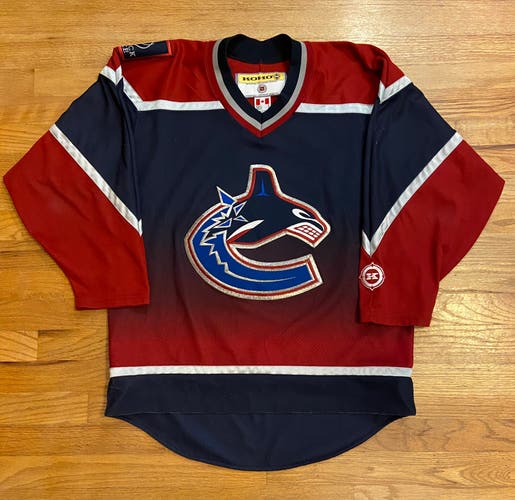 Vintage Vancouver Canucks Gradient Hockey Jersey