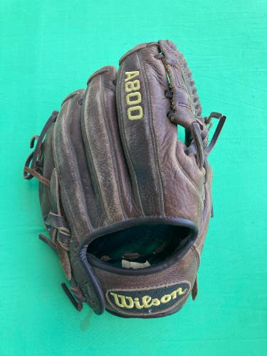 Brown Used Kid Pitch (9YO-13YO) Rawlings Optima Right Hand Throw Pitcher's Baseball Glove 11"