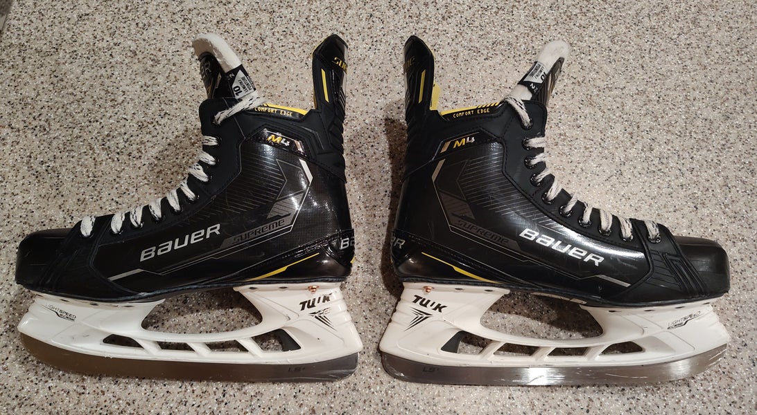 Used Senior Bauer Supreme M4 Hockey Skates Size 10 Fit 2