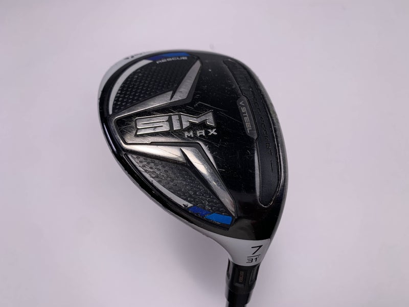 TaylorMade SIM MAX 7 Hybrid 31* Fujikura Ventus Blue 5A Senior Graphite Mens RH