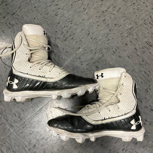 White Used Size 8.0 Men's Under Armour Highlight High Top Cleats