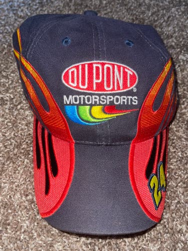 Nascar Chase Authentics DuPont Motorsports Jeff Gordon Hat Cap Used Collectible.