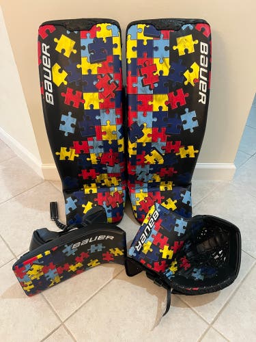 Bauer Ultrasonic Full Set Goalie Pads