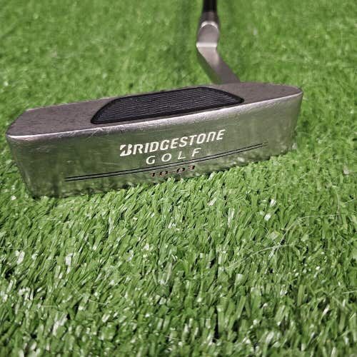 Bridgestone TD-03 Clubhead Weighted Standalone Blade Putter RH 34.5" Foam Grip