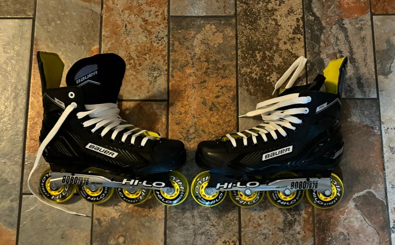 New Bauer Regular Width Size 10 RS Inline Skates