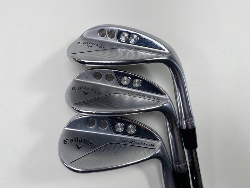 Callaway Jaws Raw Chrome Wedge Set 50* 12 | 54* 12 | 58* 10 Wedge RH