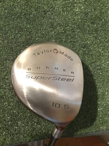 TaylorMade Burner Supersteel 10.5* Driver Stiff S-90 Graphite Bubble Shaft (44”)