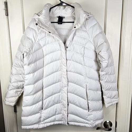 The North Face Women's Size: XL 600 Down Puffer Parka Jacket Hooded Winter White