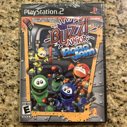 Buzz! Junior: ROBO Jam (Sony, PS2) New Sealed - from the bundle - no buzzers