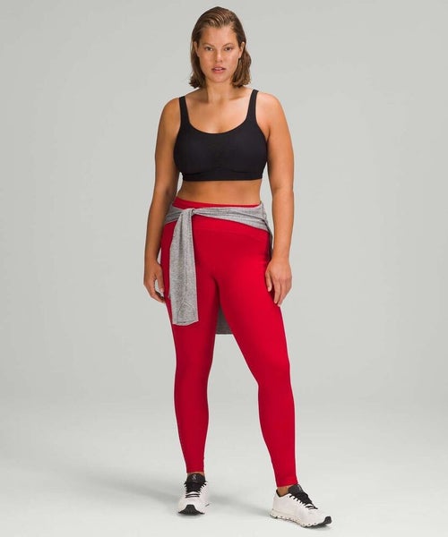 Lululemon Run Times Bra Sports High Support Wireless 36DDD Black