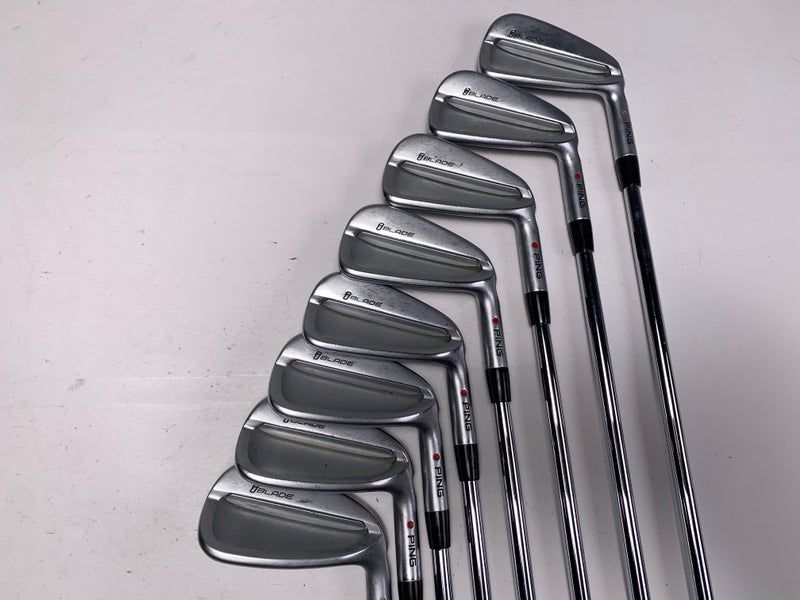 Ping iBlade Iron Set 3-PW Red Dot 1* Flat Project X LZ 6.0 120g Stiff Steel RH