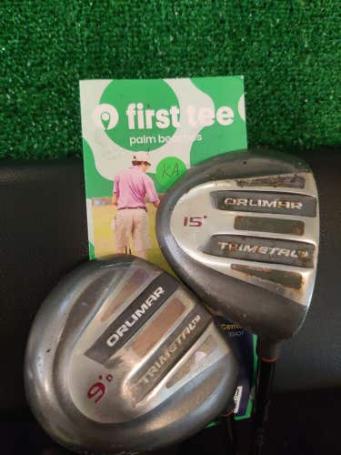 Orlimar Trimetal 9* Driver and 15* 3 Wood Set Regular Graphite Shafts