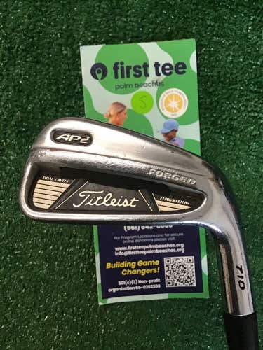 Titleist AP2 710 Forged Single 6 Iron With Stiff Steel Shaft