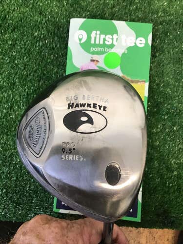 Callaway Big Bertha Hawk Eye Pro Series VFT Tour Driver 9.5* X Stiff Graphite