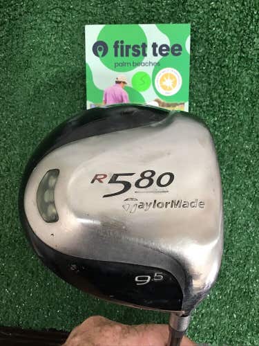 TaylorMade R580 Titanium Driver 9.5* With Stiff Graphite Shaft