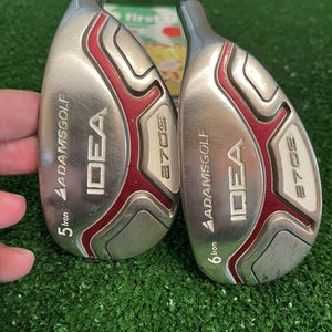 Adams Idea A7OS Ladies Hybrids Set 5 & 6 Graphite Shafts