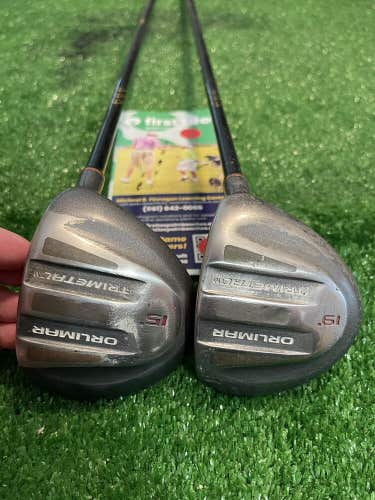 Orlimar Trimetal Woods Set 15* & 19* Regular Graphite Shafts