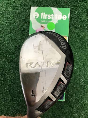 Callaway RAZR X Left Handed 4-Hybrid 24* With A-Flex Senior Graphite Shaft