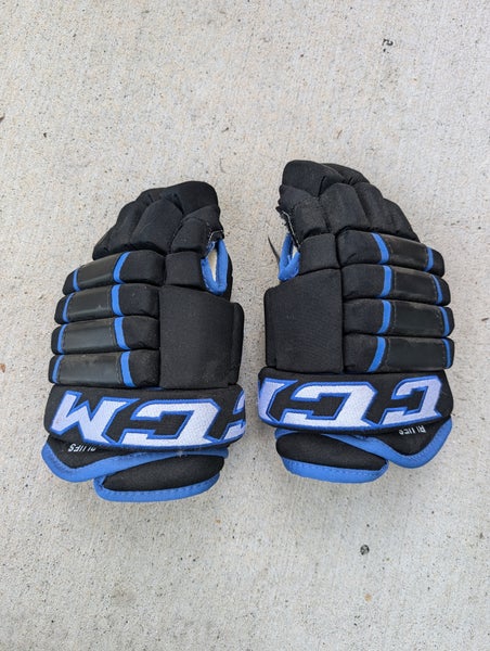 Black Used Junior CCM HG4PC Gloves 11"
