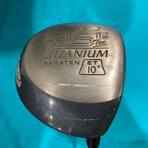 Used Men's Ping TiSi Tec Driver Right Handed Stiff Flex 10 Loft