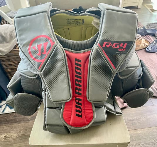 Used  Warrior Pro Stock Ritual G4 Goalie Chest Protector