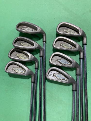 Used Men's Callaway Big Bertha Iron Set Right Handed Steel Shaft