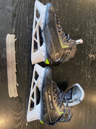 Used Senior Bauer  8.5 Elite Hockey Goalie Skates