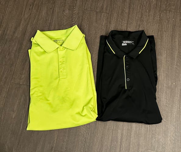 Nike Golf 2 Shirt Polo bundle XXL