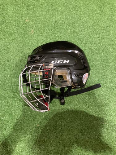 Black Used XS CCM Tacks 110 Helmet