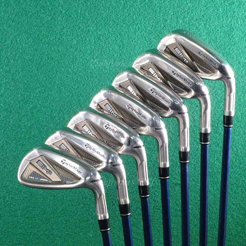 TaylorMade SIM 2 MAX 5-AW Iron Set Fujikura Ventus Blue 6-R Graphite Regular