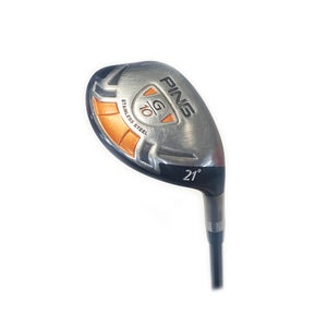 Ping G10 21* Hybrid/Rescue Graphite Pro Launch Red Regular Flex