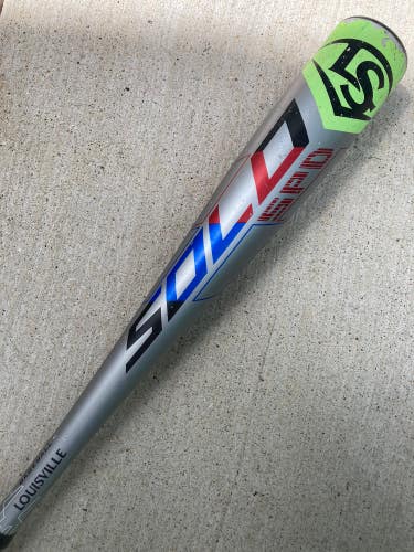 Used Kid Pitch (9YO-13YO) 2019 Louisville Slugger Solo SPD Bat USABat Certified (-13) Alloy 15 oz 28