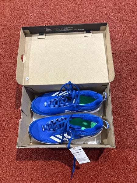 Blue New Men's Adidas Icon 7 Metal Cleats- (Size 7.5 )