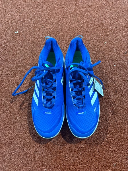 Blue New Men's Adidas Icon 7 Metal Cleats- (Size 7.5 )