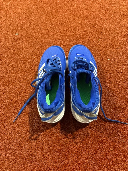 Blue New Men's Adidas Icon 7 Metal Cleats- (Size 7.5 )