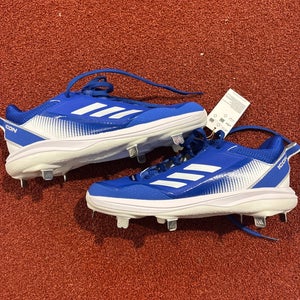 Blue New Men's Adidas Icon 7 Metal Cleats- (Size 7.5 )