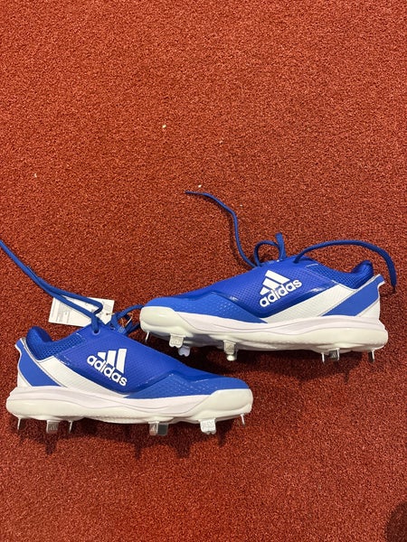 Blue New Men's Adidas Icon 7 Metal Cleats- (Size 7.5 )
