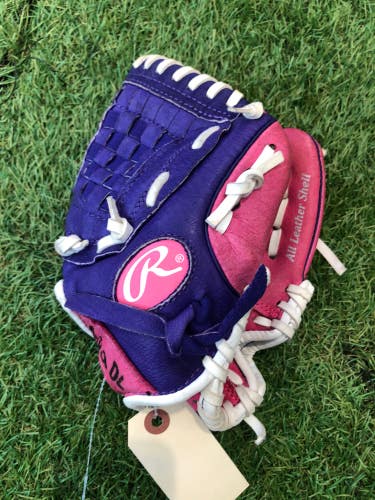 Used Kid Pitch (9YO-13YO) Rawlings Highlight Right Hand Throw Pitcher's Softball Glove 10"