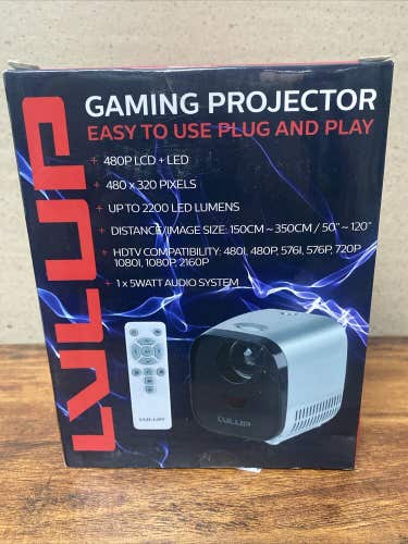 VIVITAR LVLUP Gaming Projector LU900-NOC NEW