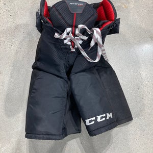 Used Black Junior Large CCM JetSpeed FT1 Hockey Pants