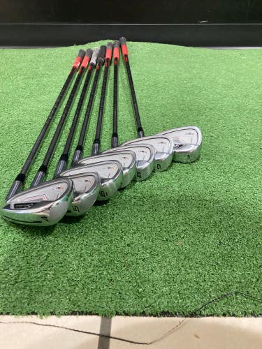 Used Men's TaylorMade RSi 2 Iron Set (4-PW) Right Handed Regular Flex Steel Shaft