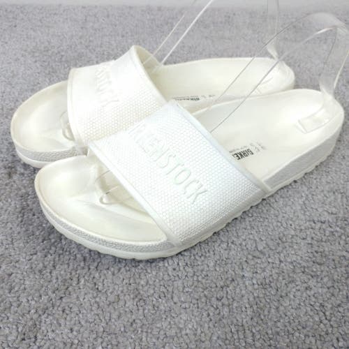 Birkenstock Barbados EVA Waterproof Slide Sandals Womens 40 EU Shoes White