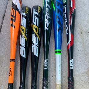 Used  USABat Certified Bat Bundle (6 Bats)
