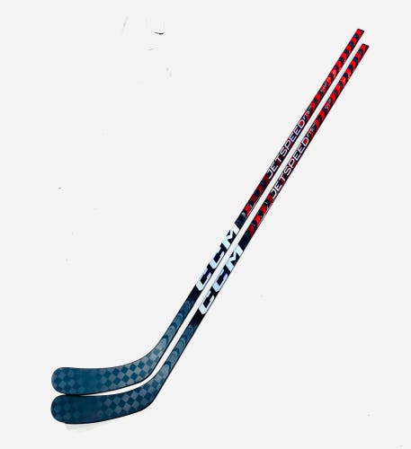 New 2 pack CCM Jetspeed FT5 Pro (red) Pro Stock - RH, P29, 75 Flex