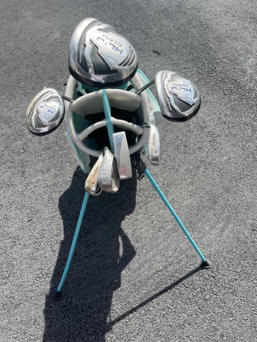 Used Men's Tour Edge Right Handed 7 Pieces Clubs (Full Set)