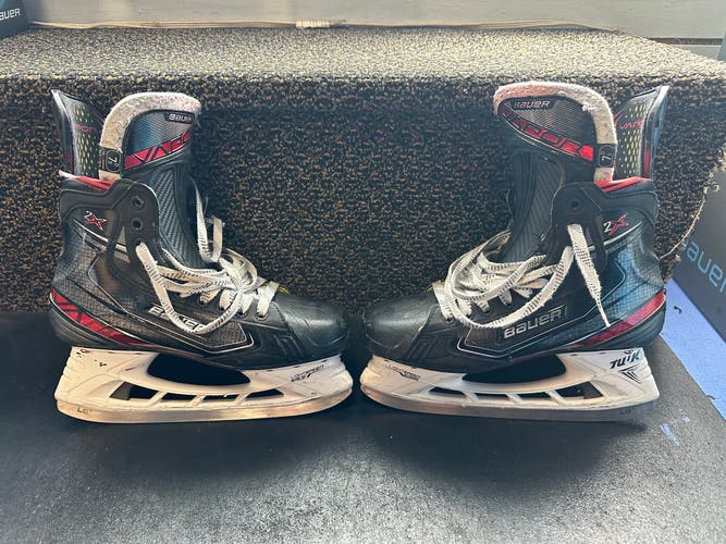 Used Senior Bauer Regular Width 7.5 Vapor 2X Hockey Skates