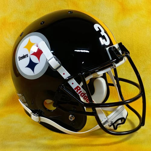 Throwback Pittsburgh Steelers Super custom fullsize football helmet Lg F. Harris